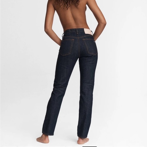 Rag and Bone Maya High Rise Bootcut Jean Japanese Rinse Dark Wash Sz 31 NEW - Picture 2 of 14
